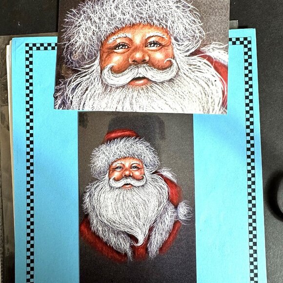 Designs by Pat Lentine "Santa Claus " No.231 Colored pencil Designs - Picture 2 of 7